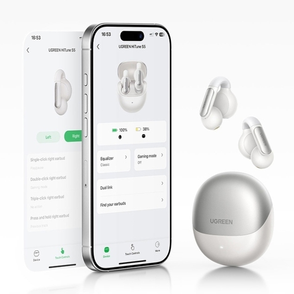 Навушники TWS UGREEN HiTune S5 Open Wearable (WS210) Білі