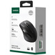 Мишка UGREEN 2.4GHz&amp;BT M751 Ergonomic Contoured-Shape, бездротова, 5000dpi., 5кн., Чорна