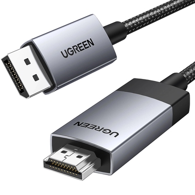Кабель DisplayPort M - M V1.2 K@60Hz&2K/144Hz &1080P/240Hz  3м UGREEN DP119 чорний