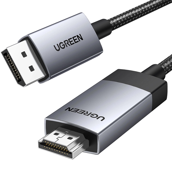 Кабель DisplayPort M - M V1.2 K@60Hz&amp;2K/144Hz &amp;1080P/240Hz  3м UGREEN DP119 чорний