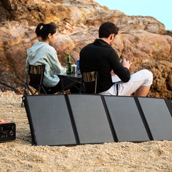 Солнечная панель Choetech 120W DC120W, 1*USB QC3.0 18W,1*USB-C PD3.0 60W 177x53см