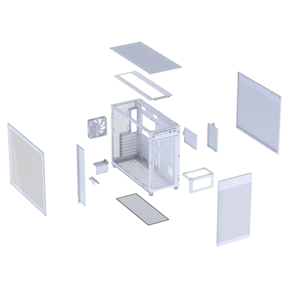 Корпус Asus Prime AP303 TG White (90DC00V3-B39010)