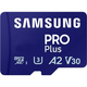 Карта памяти MicroSDXC 128GB UHS-I/U3 Samsung Pro Plus R160/W120MB/s + SD-адаптер (MB-MD128SB/WW)