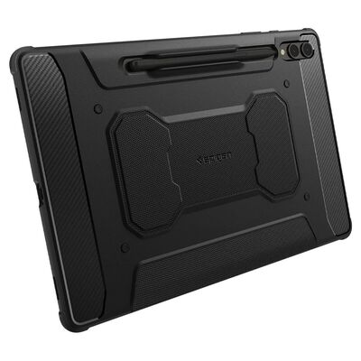 Чехол-книжка Spigen Rugged Armor Pro для Samsung Galaxy Tab S9+ 12.4 SM-X810/SM-X816 / Tab S10+ 12.4 SM-X820/SM-X826 Black (ACS06539)