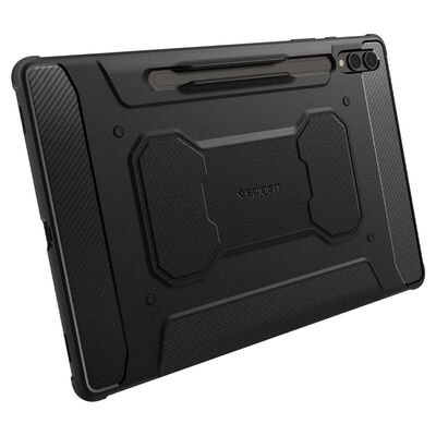 Чехол-книжка Spigen Rugged Armor Pro для Samsung Galaxy Tab S9+ 12.4 SM-X810/SM-X816 / Tab S10+ 12.4 SM-X820/SM-X826 Black (ACS06539)