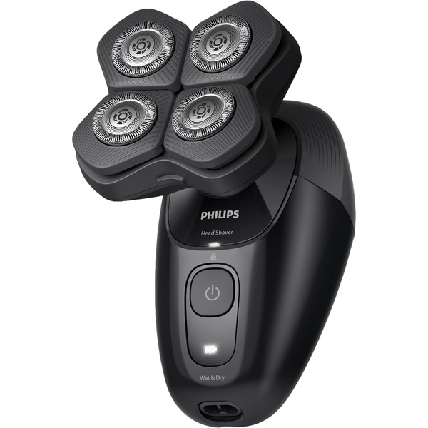 Бритва електр. для голови  Philips роторна Pro Series 5000, бритв.головок-4, Li-Ion, сух.+волог., чорний