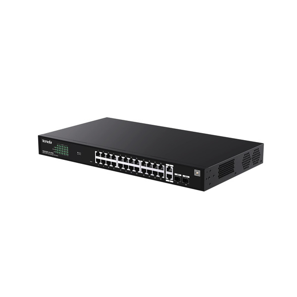 Коммутатор Tenda TEG2228P-24-410W (26xGE LAN, 2xGE SFP, 24xPoE, Cloud Managed, стальной корпус)