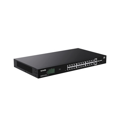Коммутатор Tenda TEG2228P-24-410W (26xGE LAN, 2xGE SFP, 24xPoE, Cloud Managed, steel case)