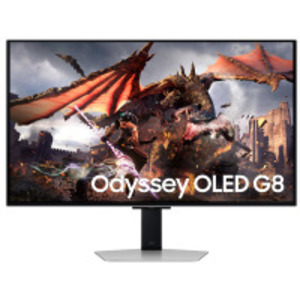 Монітор Samsung 32" Odyssey G80SD HDMI, DP, USB, Bluetooth, OLED, 3840x2160, 240Hz, 0.3ms, G-Sync Compatible