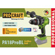 Шуруповерт Procraft PA18ProBL (без акб і зп)
