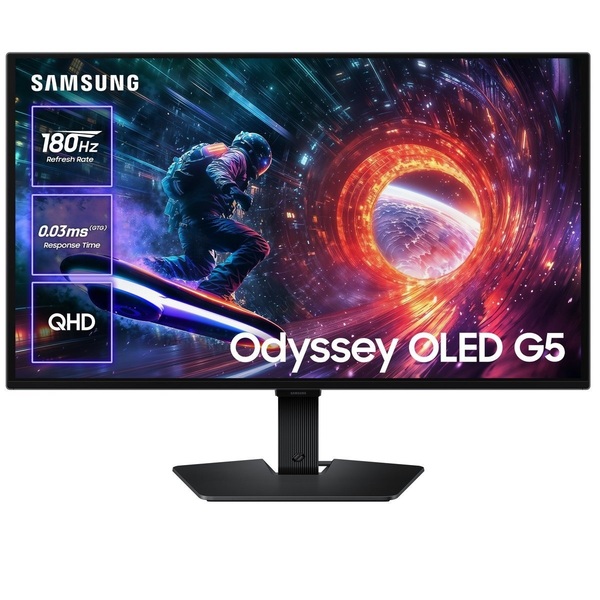 Монітор Samsung 27" Odyssey G50D HDMI, DP, USB, MM, IPS, 2560x1440, 180Hz, 1ms