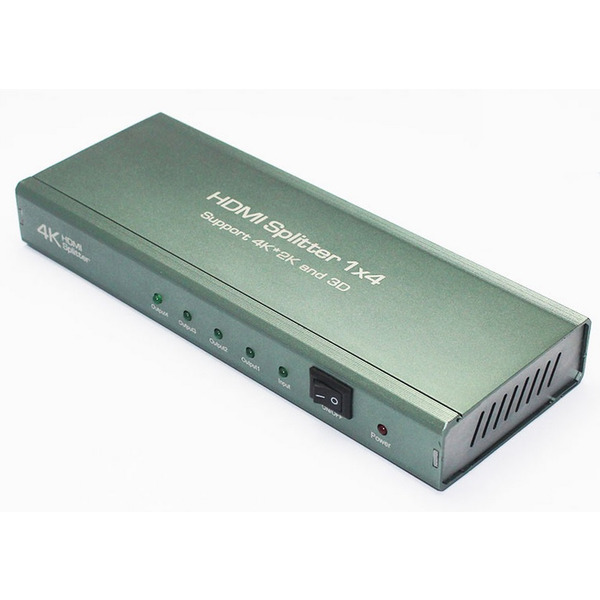 Видеоразветвитель 4xHDMI v1.4a, 3D, 4K*2K
