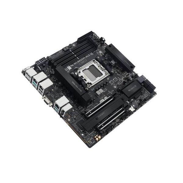 Материнcька плата ASUS PRO WS B850M-ACE SE sAM5 B850 4xDDR5 M.2 HDMI DP D-Sub USB Type-C mATX