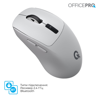 Мышь беспроводная OfficePro M398G Gray