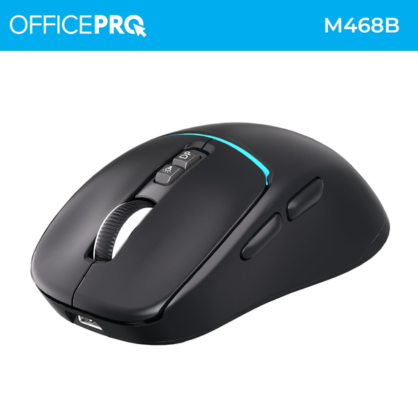 Мышь беспроводная OfficePro M468B Black