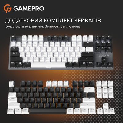 Клавиатура GamePro Genesis Joker MK124G Outemu Red Swithes USB Gray