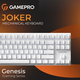 Клавиатура GamePro Genesis Joker MK124W Outemu Red Swithes USB White