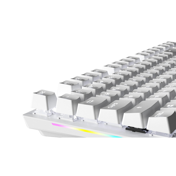 Клавиатура GamePro Genesis Joker MK124W Outemu Red Swithes USB White