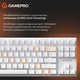 Клавиатура GamePro Genesis Joker MK124W Outemu Red Swithes USB White
