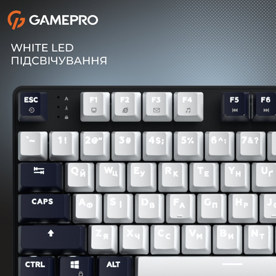 Клавиатура GamePro Genesis Metallic MK110B Outemu Red Swithes USB Black