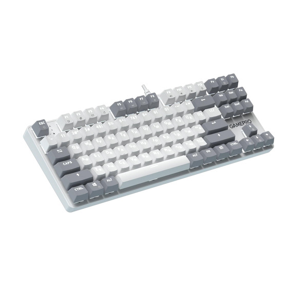 Клавиатура GamePro Genesis Metallic MK110W Outemu Red Swithes USB White