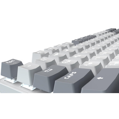 Клавиатура GamePro Genesis Metallic MK110W Outemu Red Swithes USB White