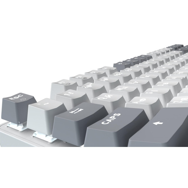 Клавиатура GamePro Genesis Metallic MK110W Outemu Red Swithes USB White