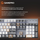 Клавиатура GamePro Genesis Metallic MK144G Outemu Red Swithes USB Gray