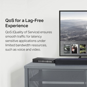 Комутатор TP-LINK LS1024G 24xGE, Некерований