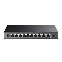 Комутатор TP-LINK  TL-SG1210PP 10xGE (PoE), 1xSFP, 123Вт, Некерований