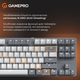 Клавиатура GamePro Genesis Metallic MK110G Outemu Red Swithes USB Gray