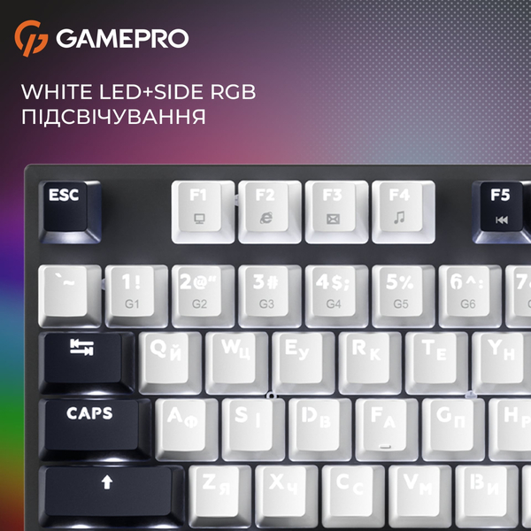 Клавиатура GamePro Genesis Metallic MK144B Outemu Red Swithes USB Black