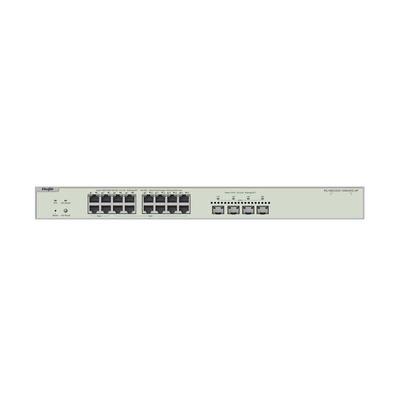 Коммутатор Ruijie Reyee RG-NBS3300-16MG4XS-HP (16x2,5GE PoE+, 4xSFP+, max PoE 370W, Desktop Steel Case, Ruijie Cloud, L2+)