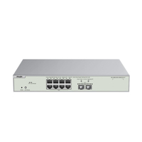 Коммутатор Ruijie Reyee RG-NBS3300-8MG2XS-P (8x2,5GE PoE+, 2xSFP+, max PoE 240W, Desktop Steel Case, Ruijie Cloud, L2+)