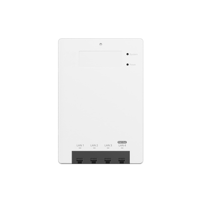 Точка доступа Ruijie Reyee RG-RAP62-Wall (AX3000, 1xGE PoE in, 4xGE (1 порт PoE Out), wall plate, MU-MIMO 2x2, PoE, Ruijie Cloud)