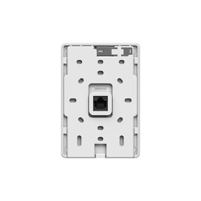 Точка доступа Ruijie Reyee RG-RAP62-Wall (AX3000, 1xGE PoE in, 4xGE (1 порт PoE Out), wall plate, MU-MIMO 2x2, PoE, Ruijie Cloud)