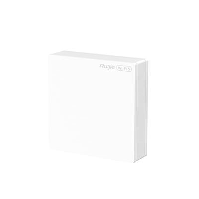 Точка доступа Ruijie Reyee RG-RAP62-Wall-Lite (AX3000, 1xGE PoE in, 1xGE, wall plate, PoE, L2/L3 Roaming, Ruijie Cloud)