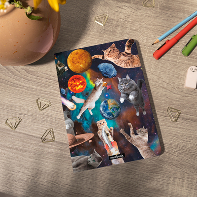 Блокнот Orner Коты в открытом космосе (orner-1565)