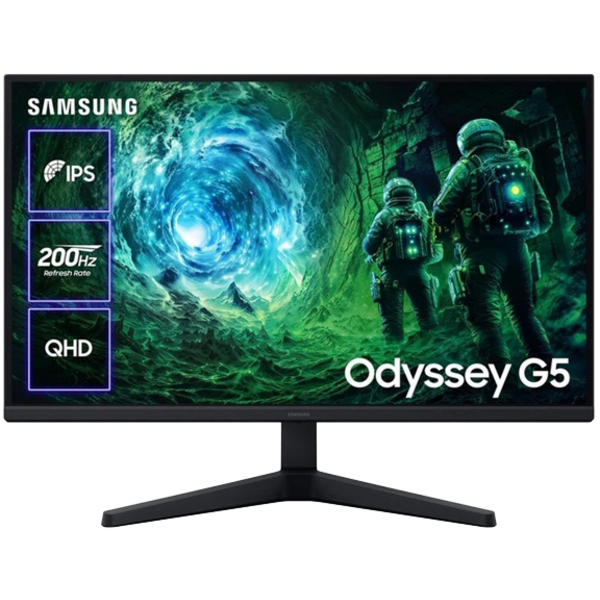 Монітор Samsung 27 Odyssey G5 27FG532E 2*HDMI, DP, IPS, 2560x1440, 240Hz, 0.3ms