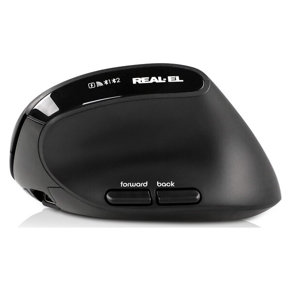 Мышь беспроводная REAL-EL RM-490W Black
