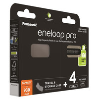 Акумулятор Panasonic Eneloop NI-MH  Pro AAA 930 4 шт, з кейсом для зберігання
