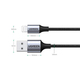 Кабель USB 2.0 AM-Lightning M, 1 м, 2.4A, Чорний, US199 UGREEN