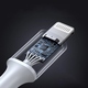 Кабель USB 2.0 Type-C M-Lightning M, 1 м, (20V/3A), (60W) Білий, US304 UGREEN