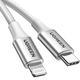 Кабель USB 2.0 Type-C M-Lightning M, 1 м, (20V/3A), (60W) Білий, US304 UGREEN
