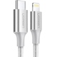 Кабель USB 2.0 Type-C M-Lightning M, 1 м, (20V/3A), (60W) Білий, US304 UGREEN