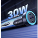 Автозарядка 3xUSB 30W (2xUSB-C + USB-A) QC 4.0 Сіра (EC307) UGREEN