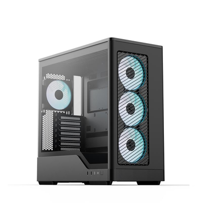 Корпус AeroCool D520A-BK-v1 Black (ACCM-DS05143.11)