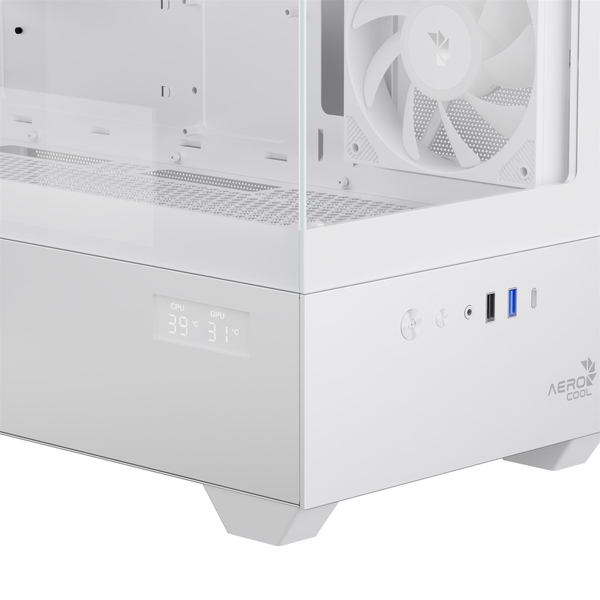 Корпус AeroCool P500D Digi-G-WT-v1 White (ACCM-PN07033.21)
