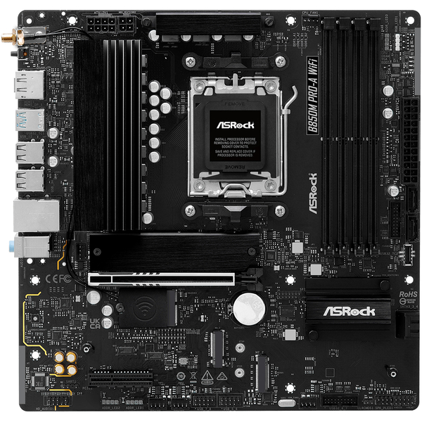 Материнская плата ASRock B850M Pro-A WiFi Socket AM5