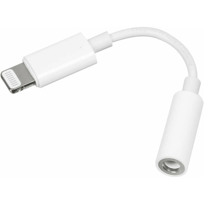 Адаптер Apple Lightning - 3.5 mm (M/F) A1749 White (MMX62) OEM